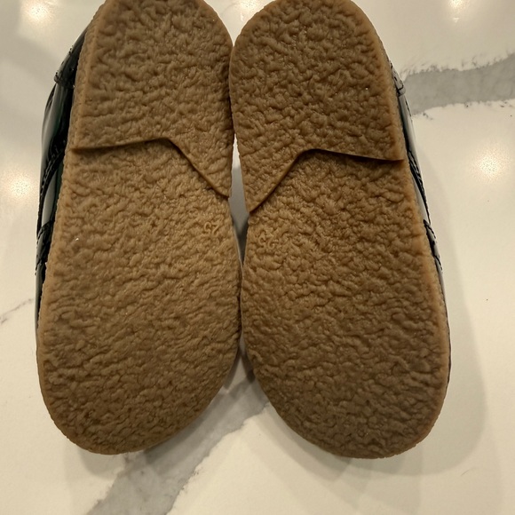 Shiny Black Kids Dress Shoes - Picture 5 of 6